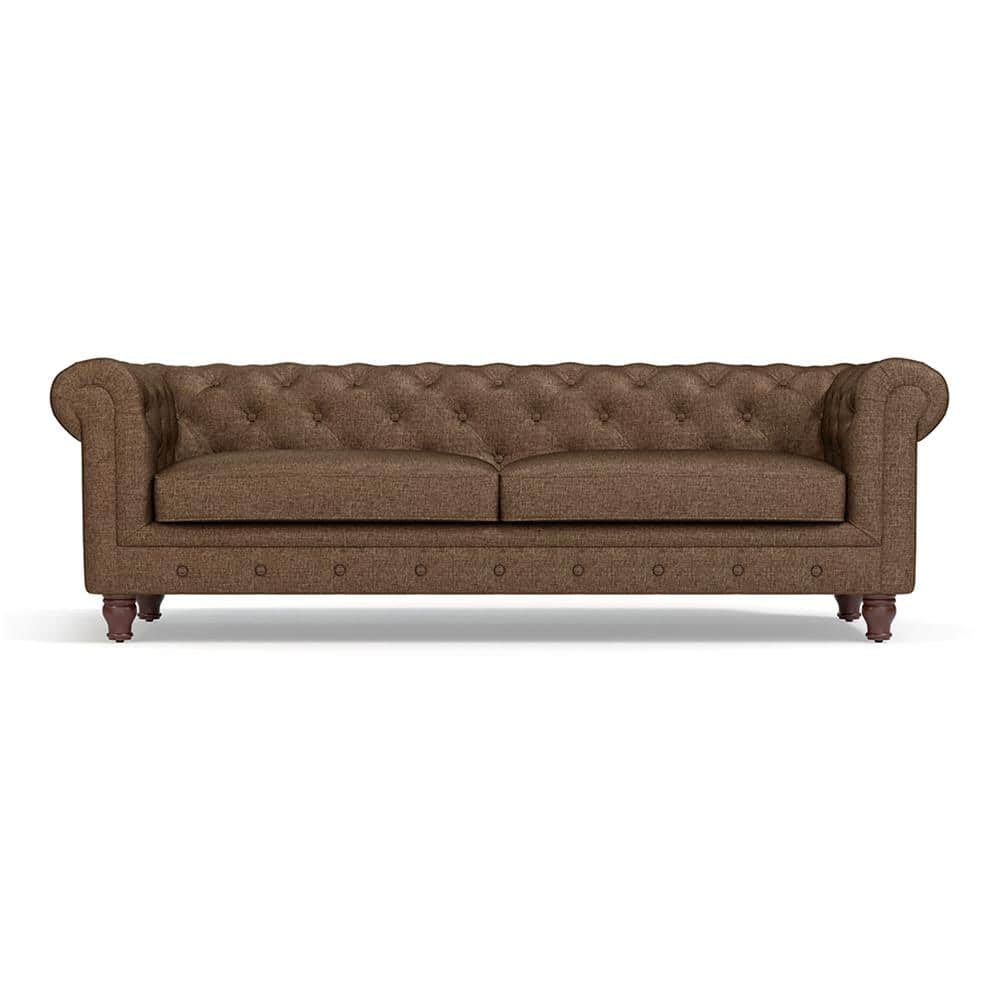 Winchester Essential 3 Seater Fabric Sofa in Mocha Colour