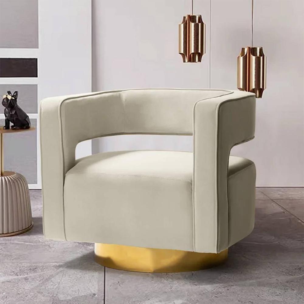 Alson Accent Chair in Cream Colour
