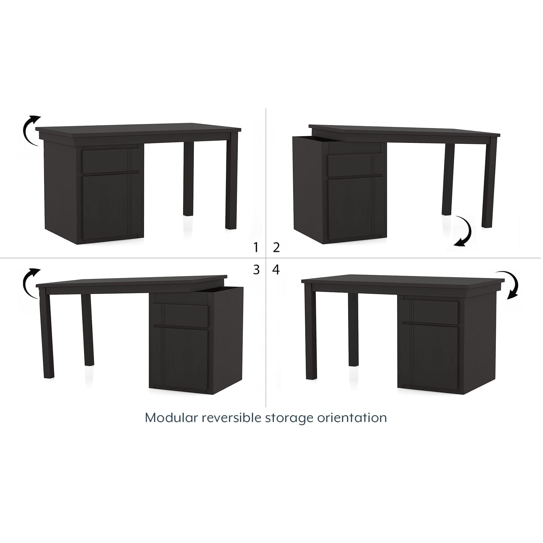 Bradbury Desk Size Large In Mango Mahogany Finish