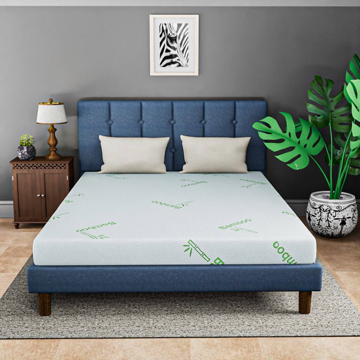 Drilled Air Cool Natural Latex Single Mattress 78 X 30 6 Inches