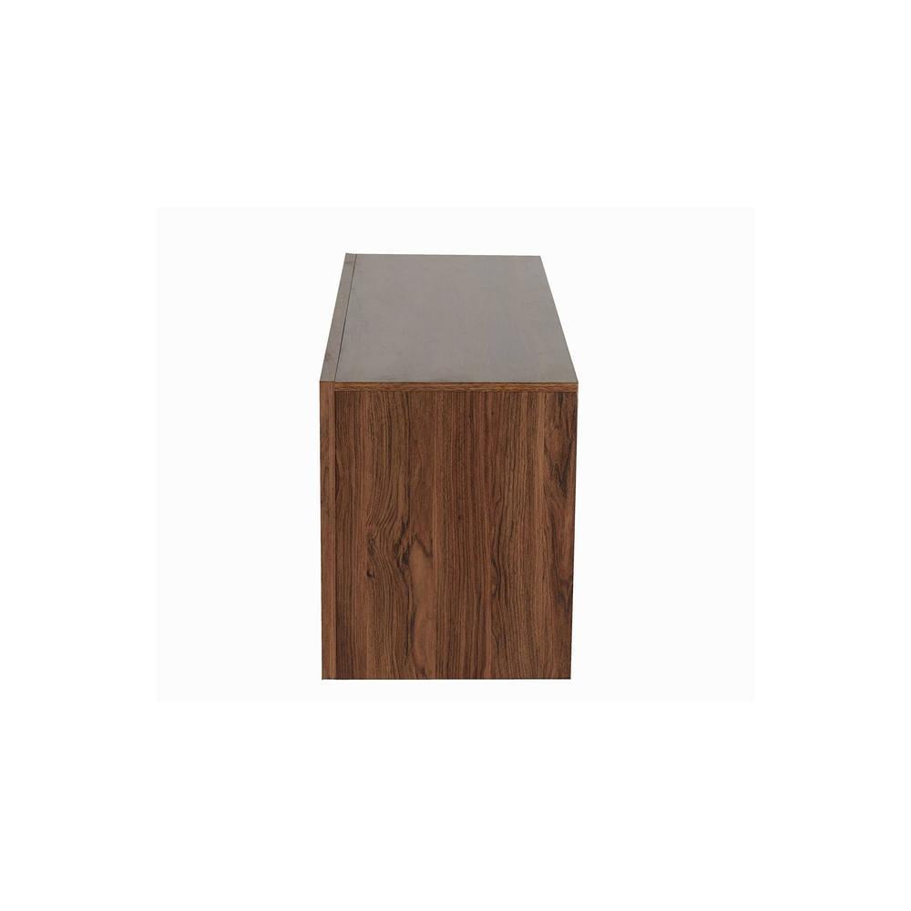 Yuko TV Unit with Two Drawers in Columbia Walnut Finish