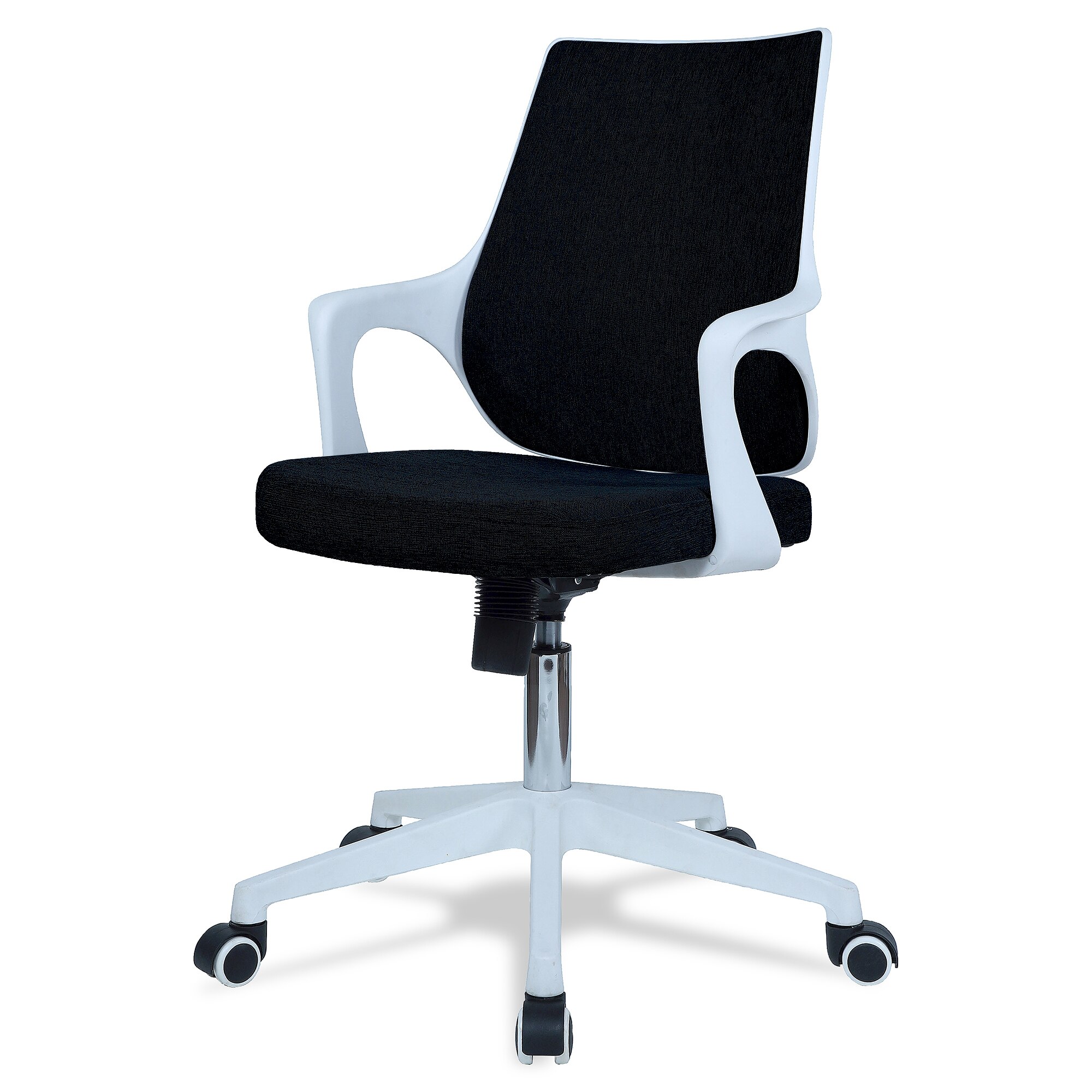 Mearveal Mid Back Ergonomic Chair in Black Colour
