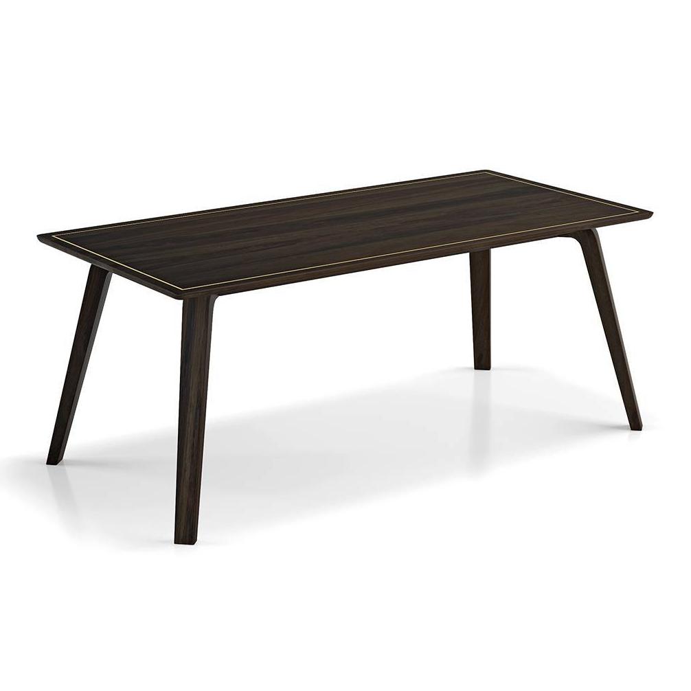 Taarkashi 6 Seater Dining Table In American Walnut Finish
