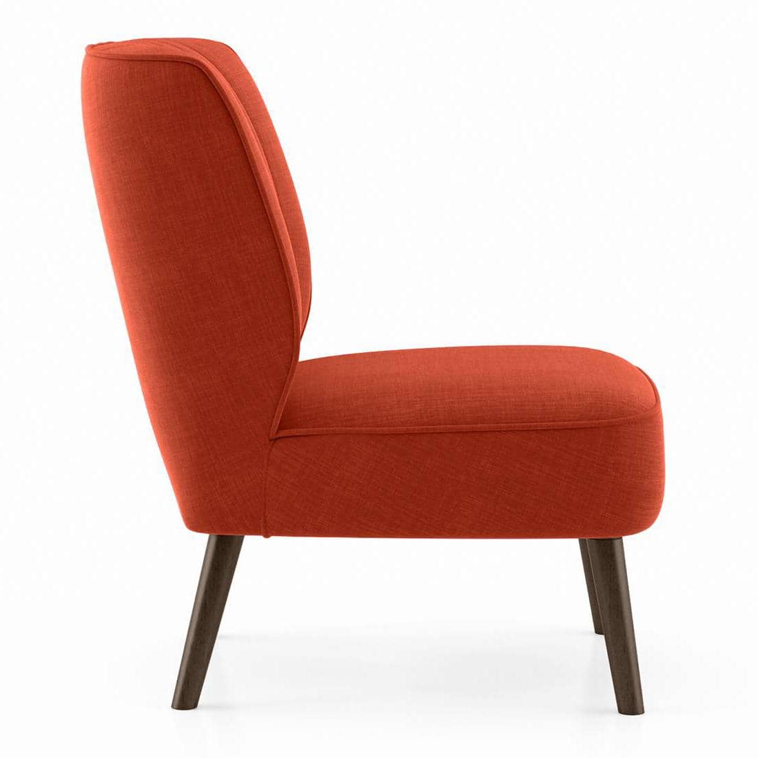Grace Lounge Chair in Lava Colour