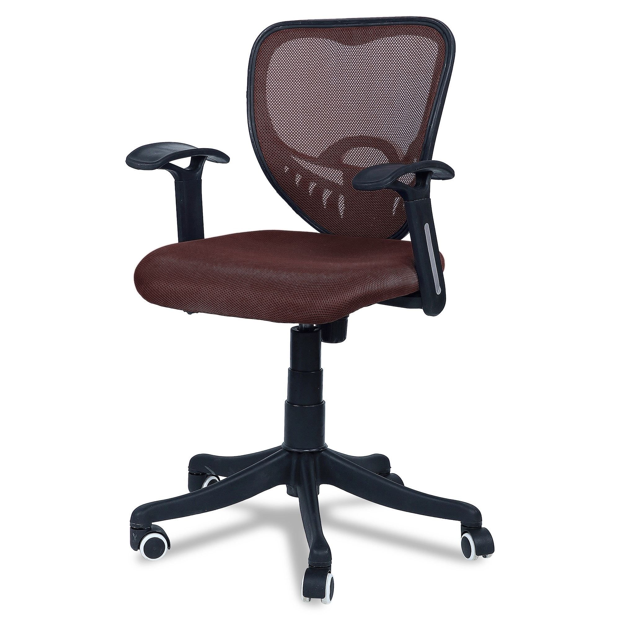 Odrione Low Back Ergonomic Chair in Brown Colour