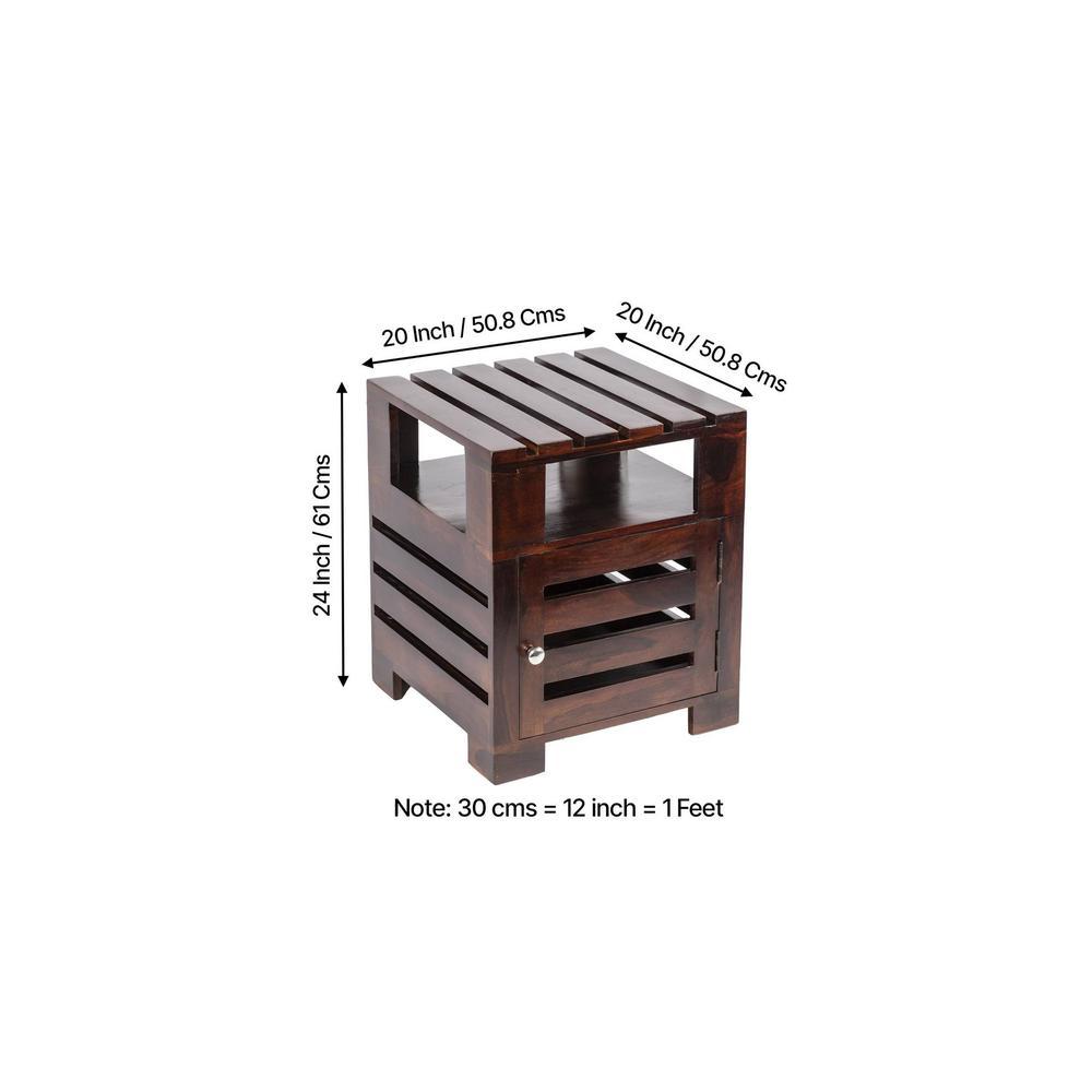 Harvey Side Table - Walnut Finish