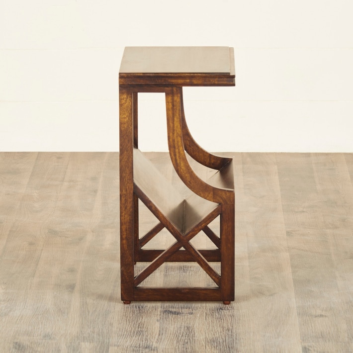 Mosby Solid Wood Side Table in  Natural Finish