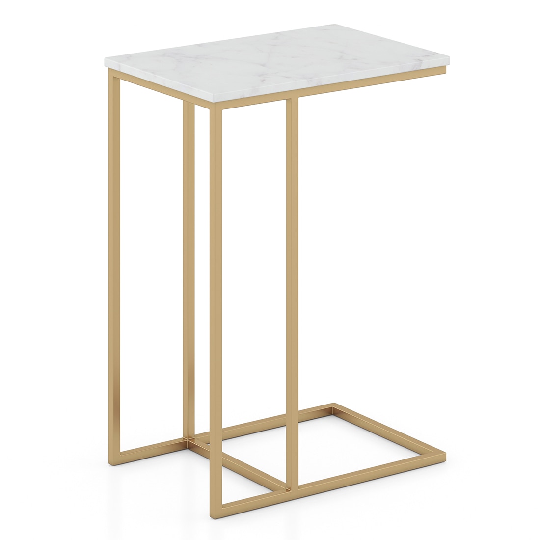 Tory Metal Sofa C Table In Gold Finish