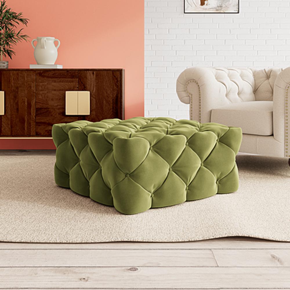 Winston Ottoman Color in Mint Green