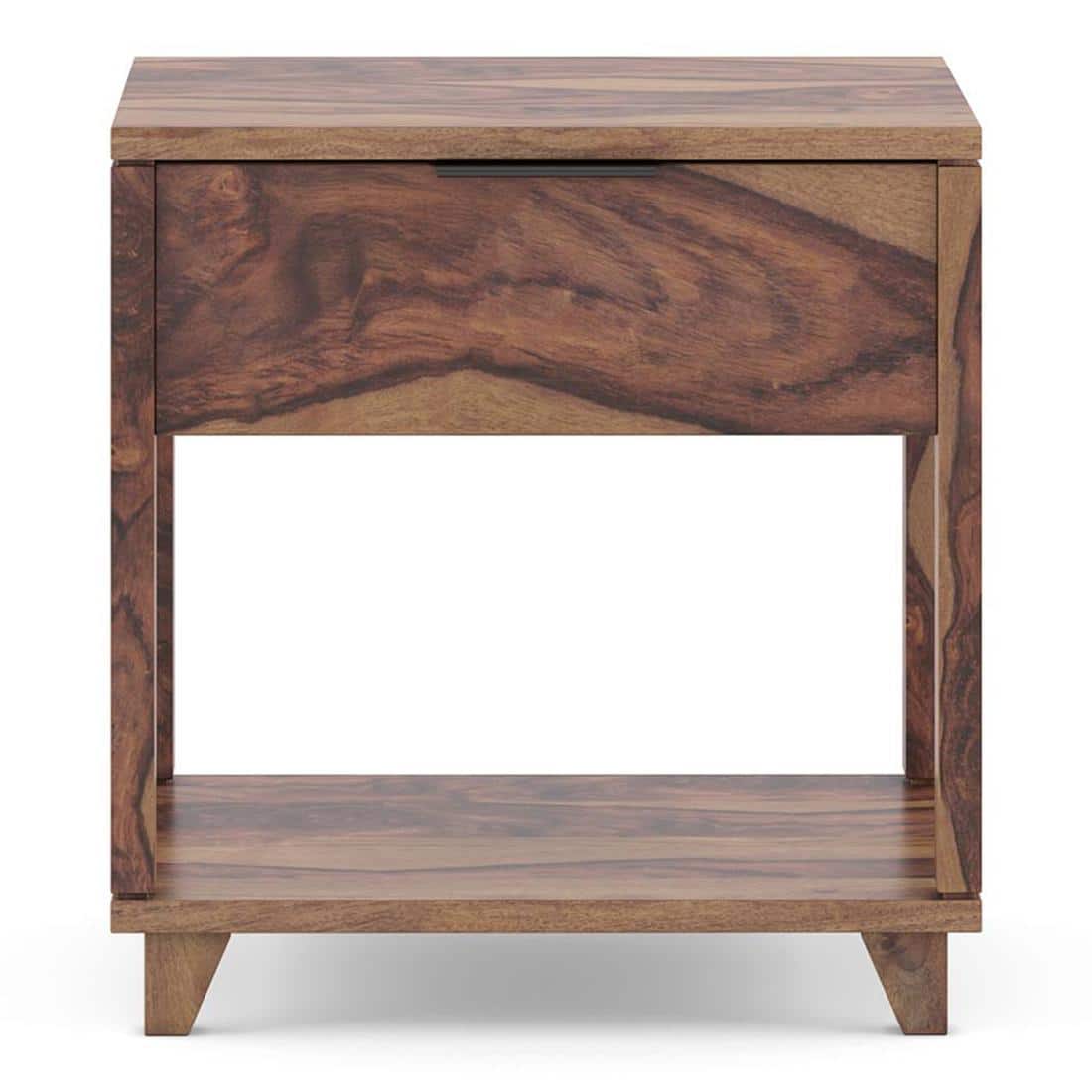 Capri Bedside Table Teak Finish