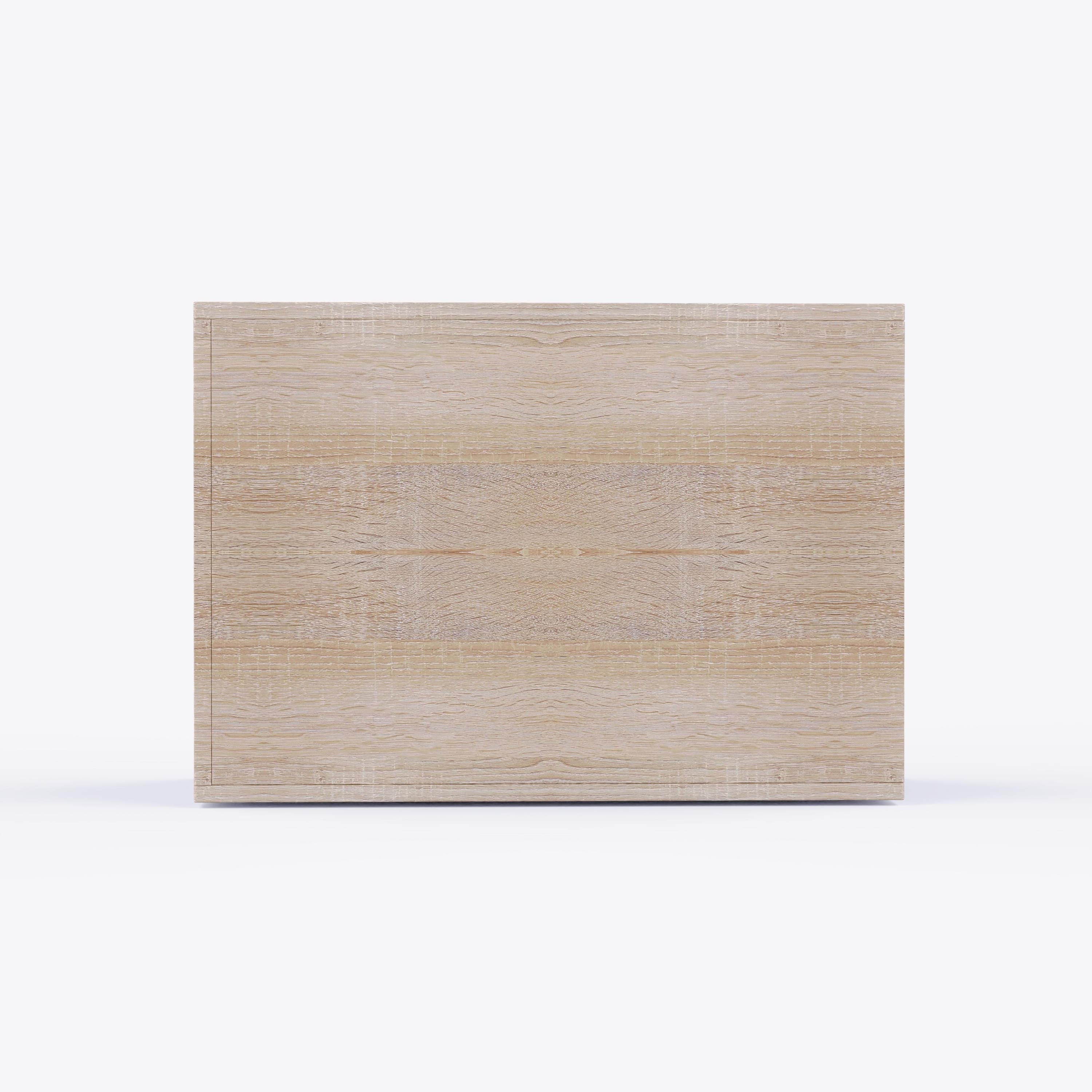 Building Blocks Storage Unit In Oak & Blue Colour