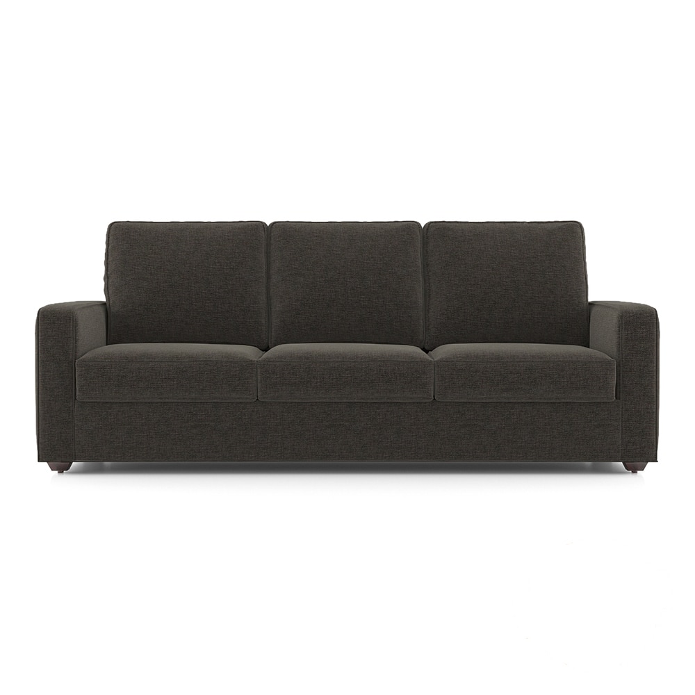 Apollo Compact Sofa Set (Colour : Smoke Grey, Cushion : Soft, Back Type : High Back, Seater : 3+1+1)
