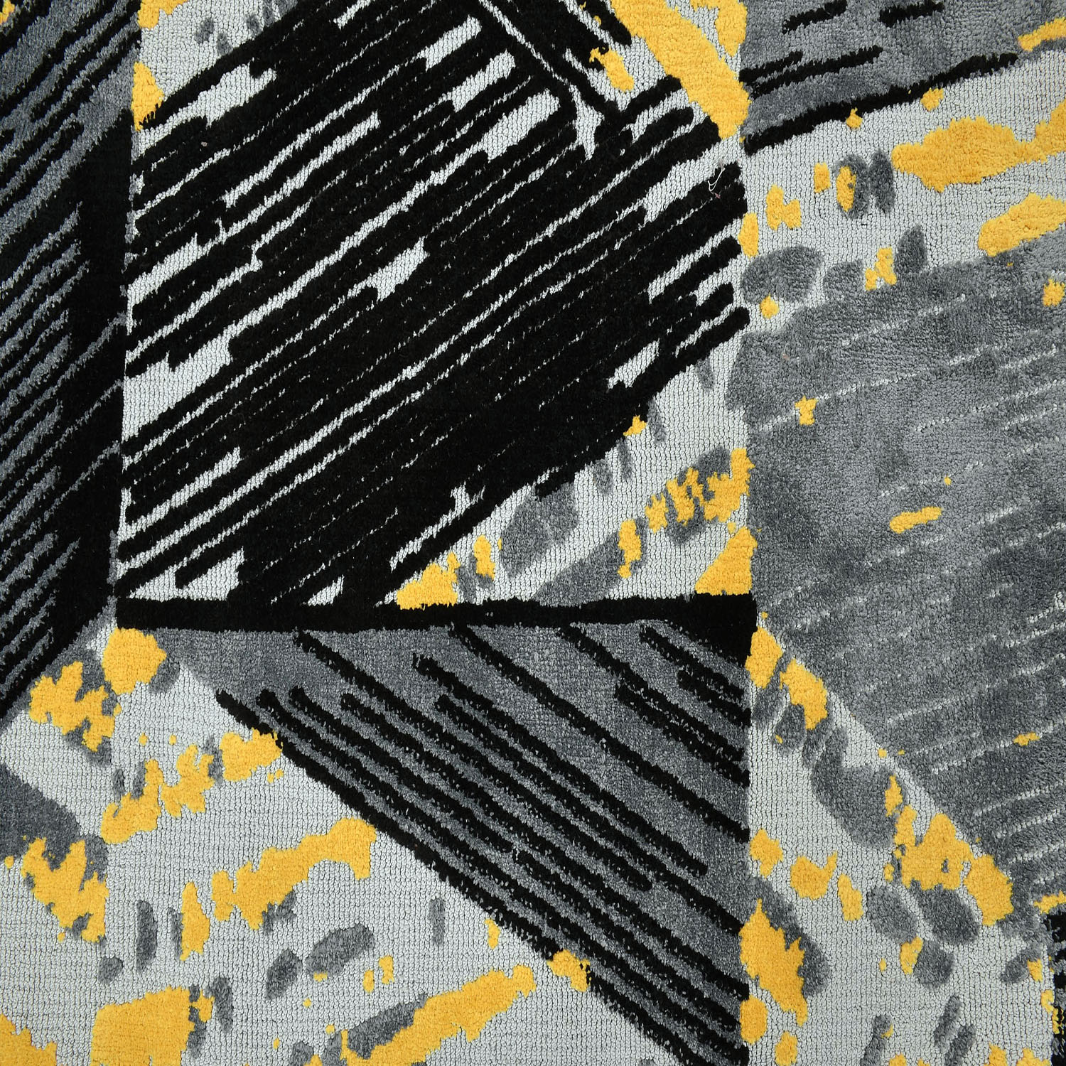 Multicolor Abstract Machine Made Polyester 2 X 5 Feet Carpet