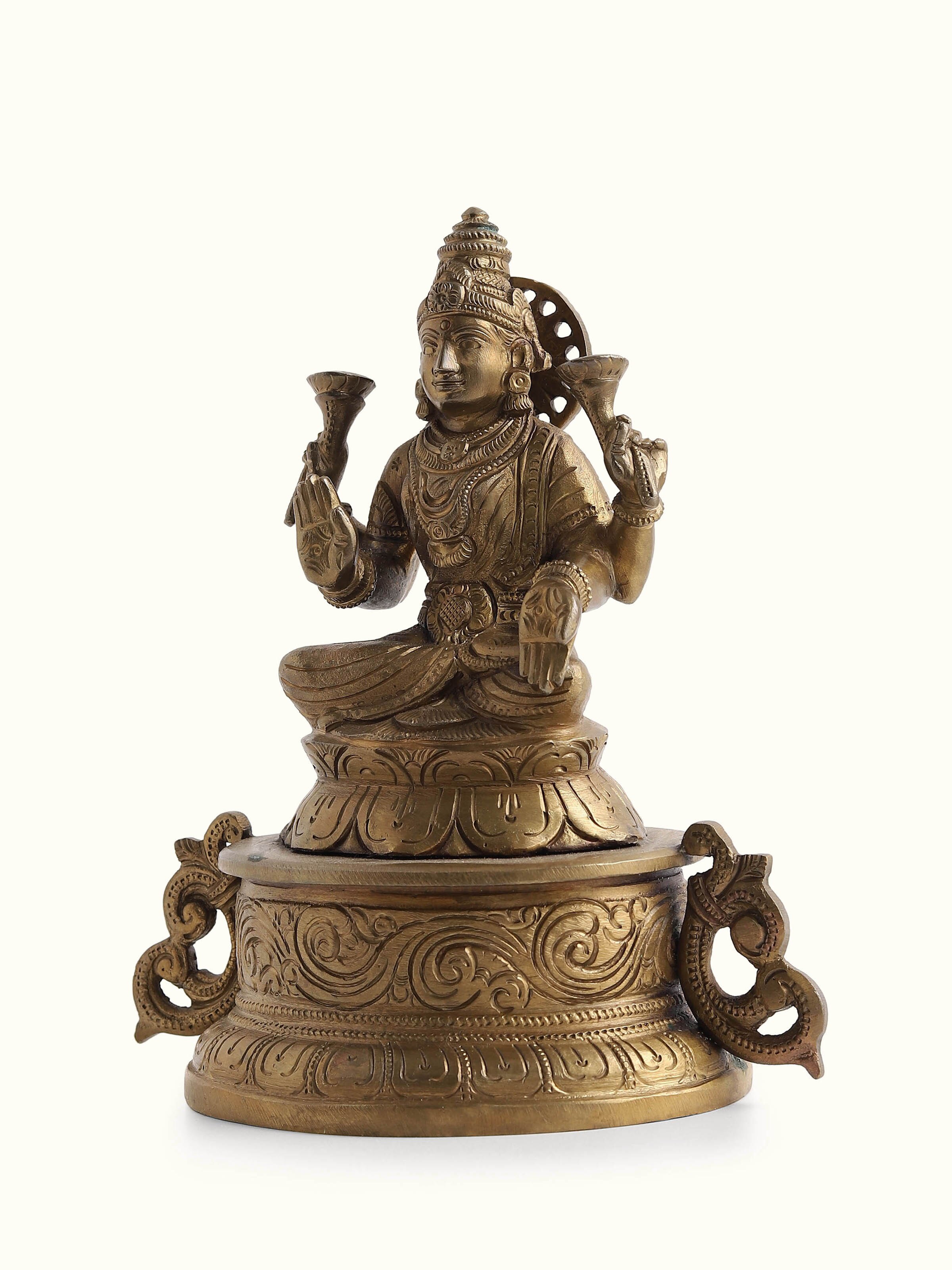 Bronze Cast Décor Lakshmi Idol