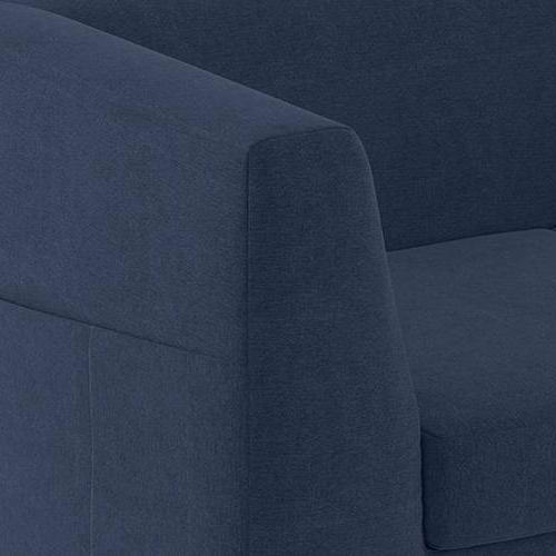 Rubik Premium 3 Seater Fabric Sofa in Lapis Blue Colour