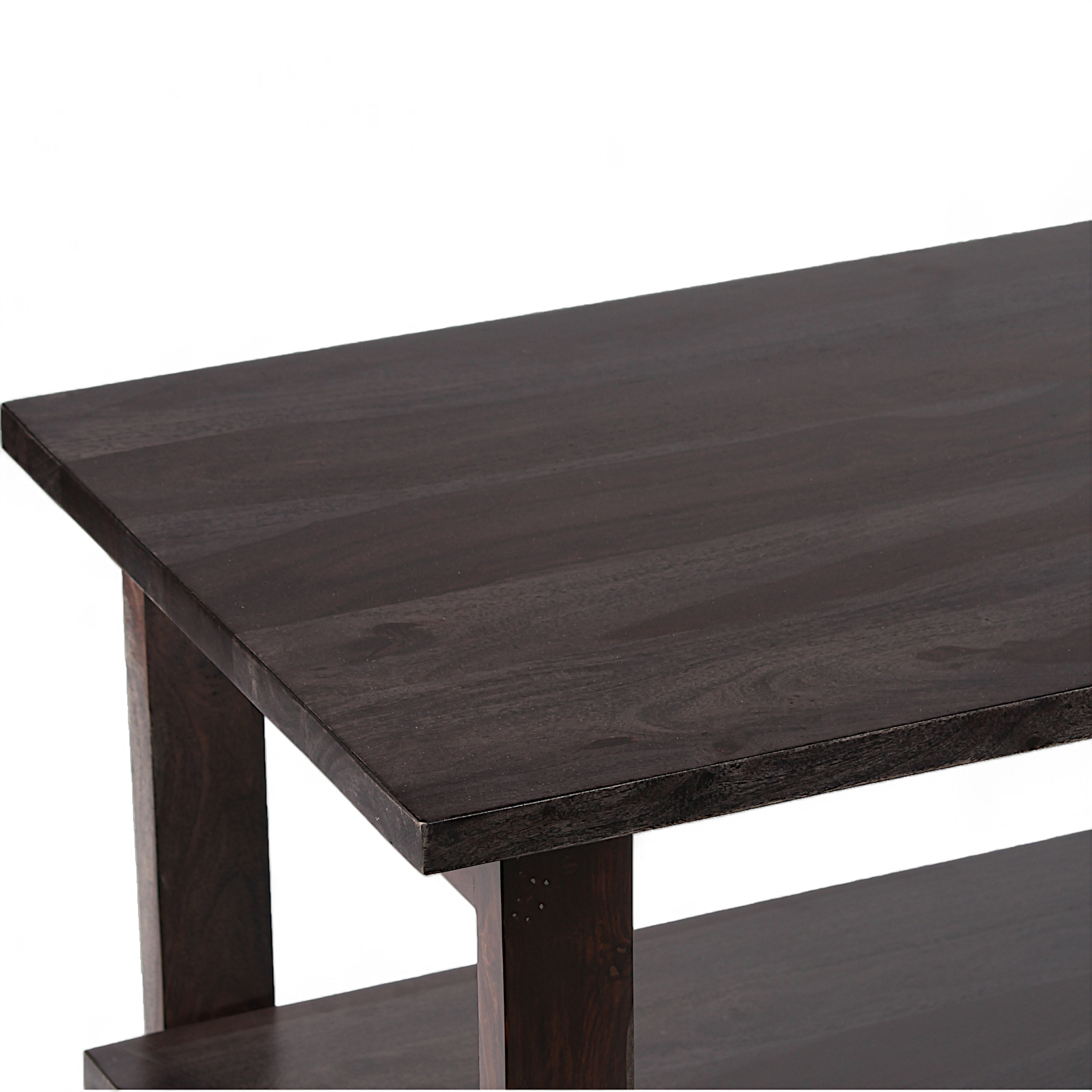 Aroda Sheesham Wood Coffee Table In Mahogany Finish