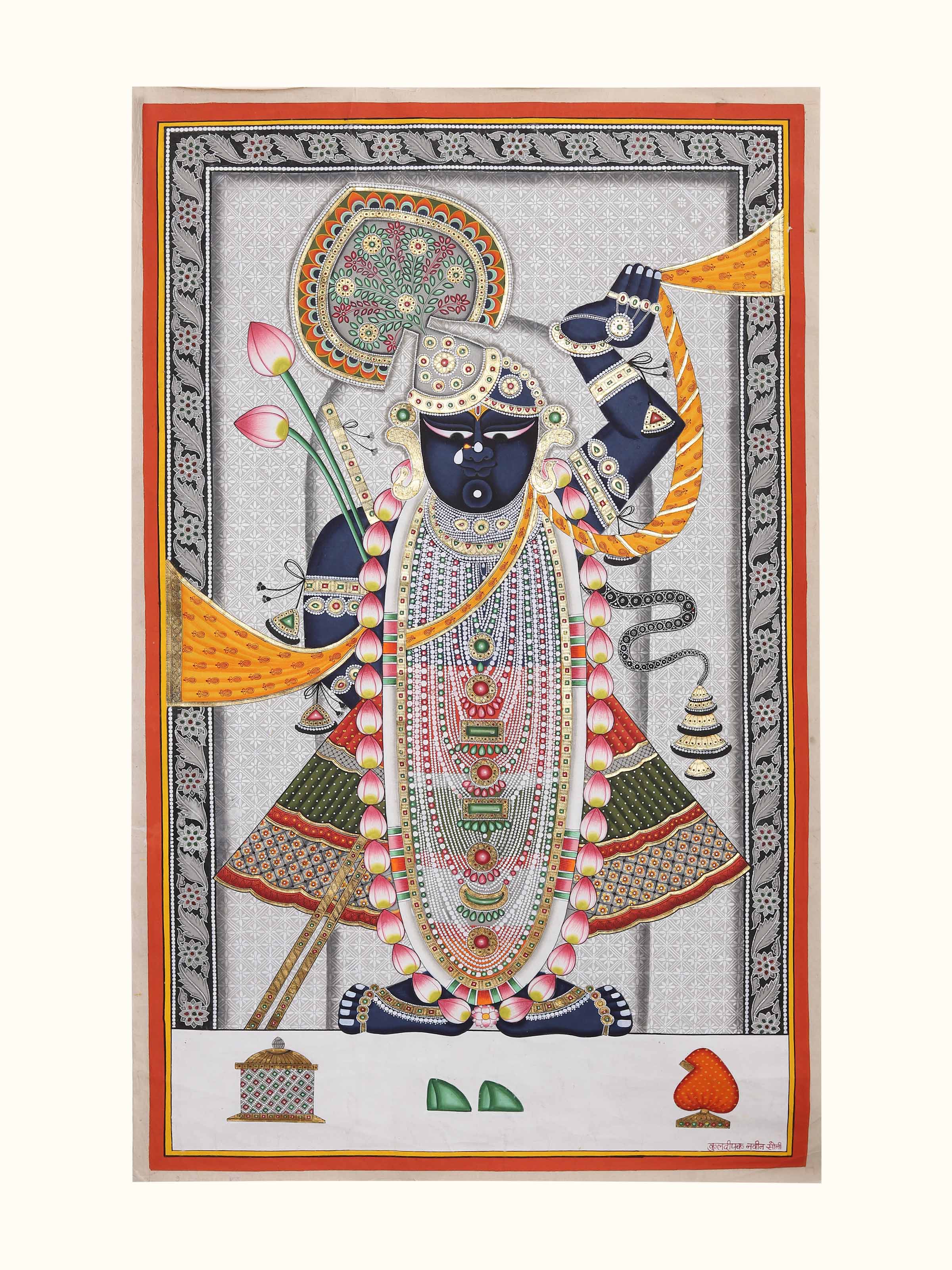 Shrinathji Swaroop Pichwai Painting