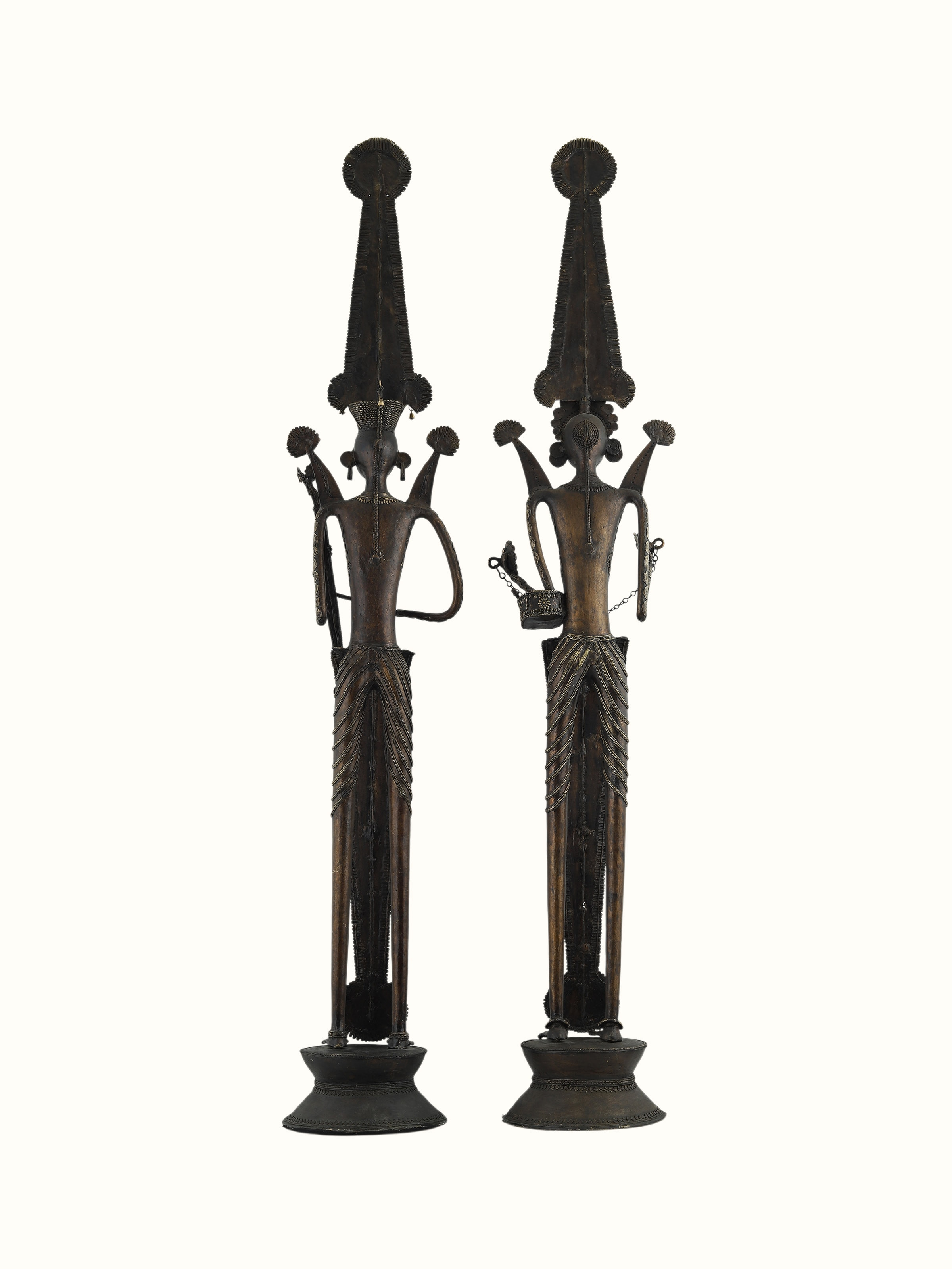 Dhokra Jhitku Mitki Brass Sculpture