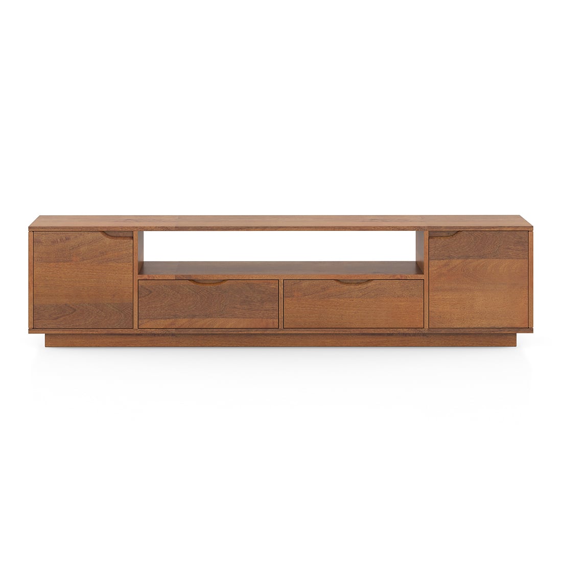 Zephyr Large TV Unit in Amber Walnut Finish