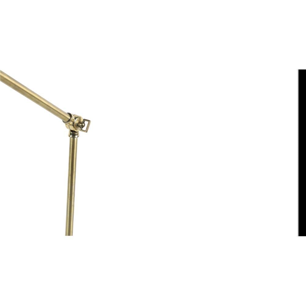 Designer Black and Gold Study Lamp With Metal Base