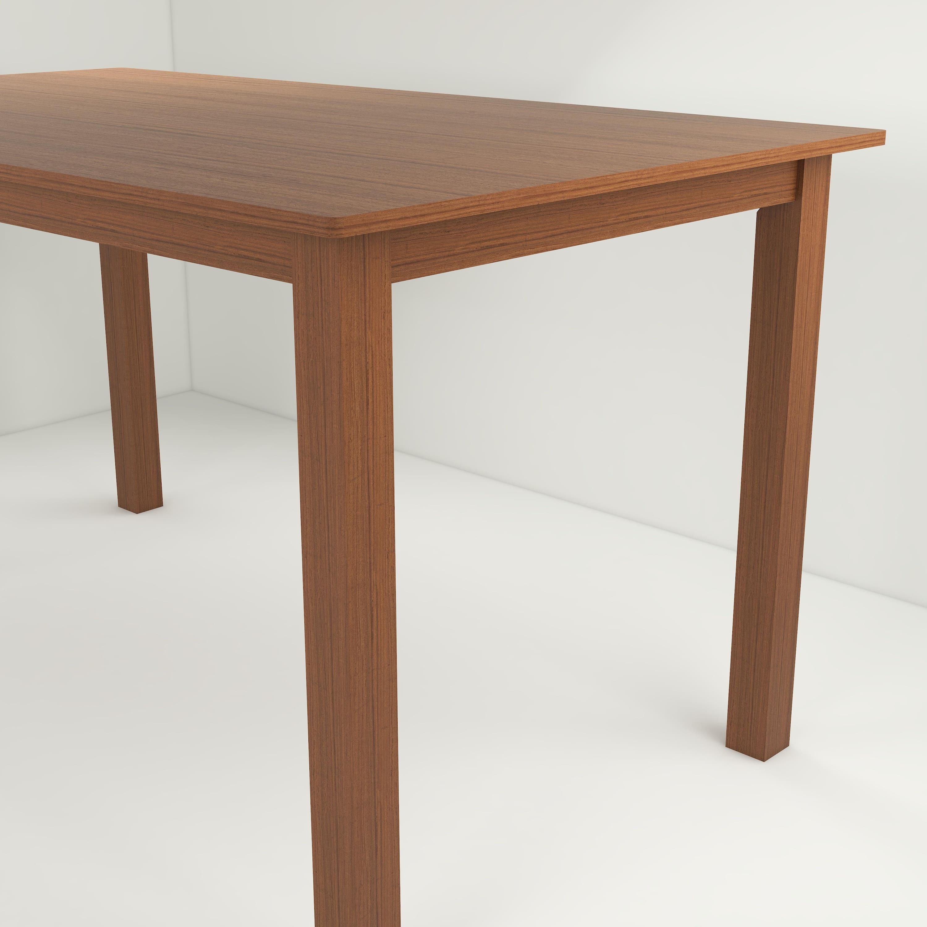 Seattle Starter Dining Set 1+6 (Rubberwood, Antique Oak Finish)