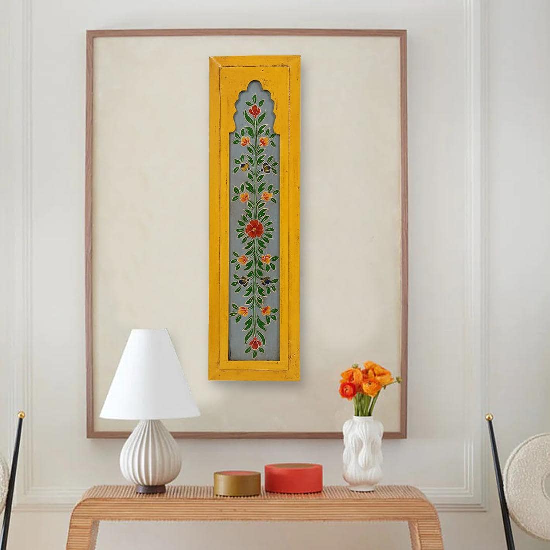 Desert Art MDF Decorative Wall Hanging Frame in Blue Colour - Desert Art