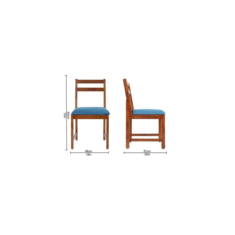buddy solid wood  4 seater Dining table in  Provincial Teak