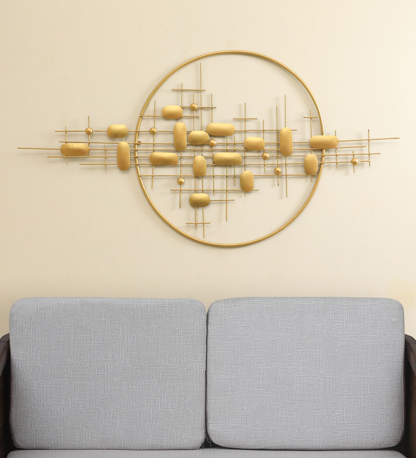 W-Saylor Abstract Metal Wall Decor in Multicolor Set of 1
