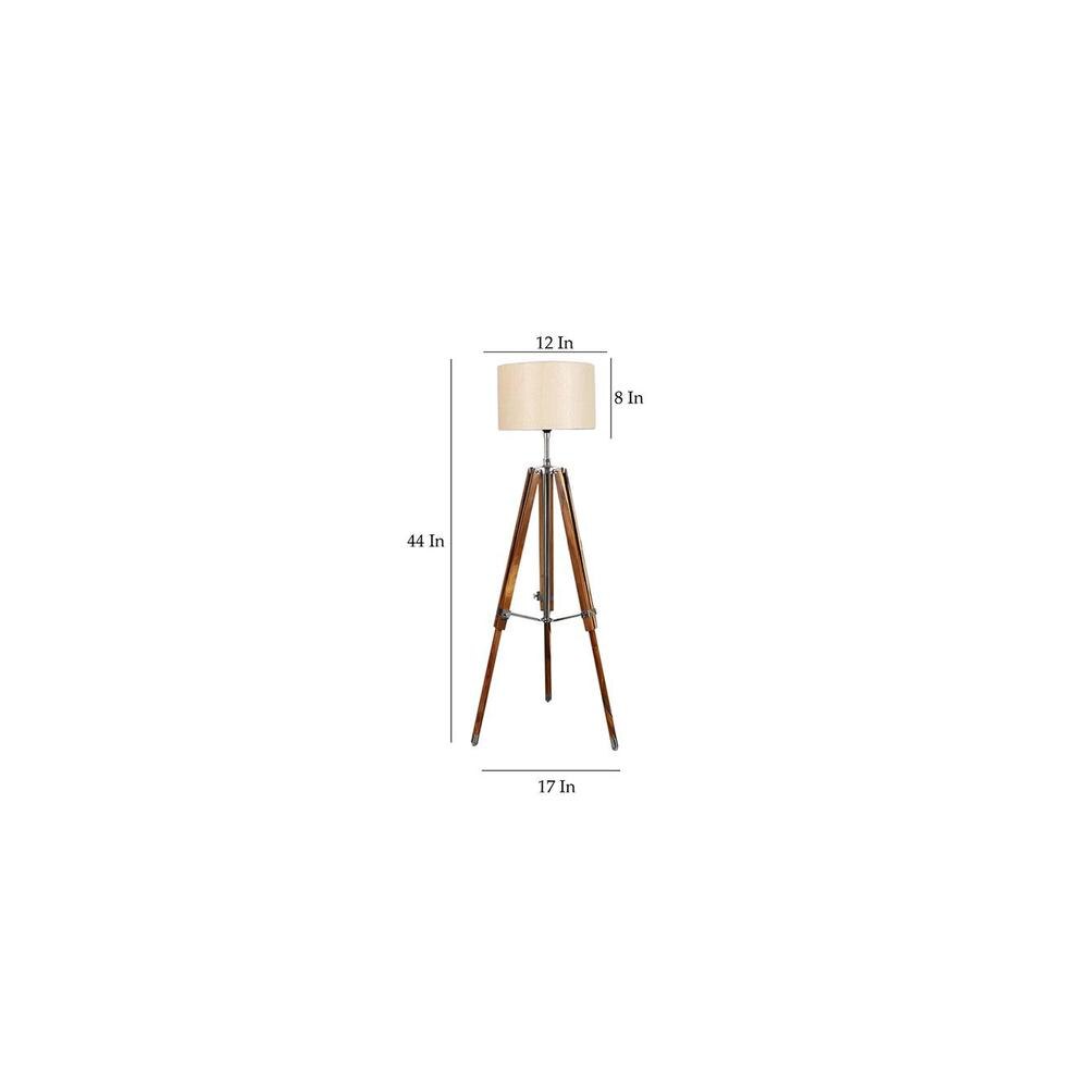 Irwin Beige Jute Shade Floor Lamp