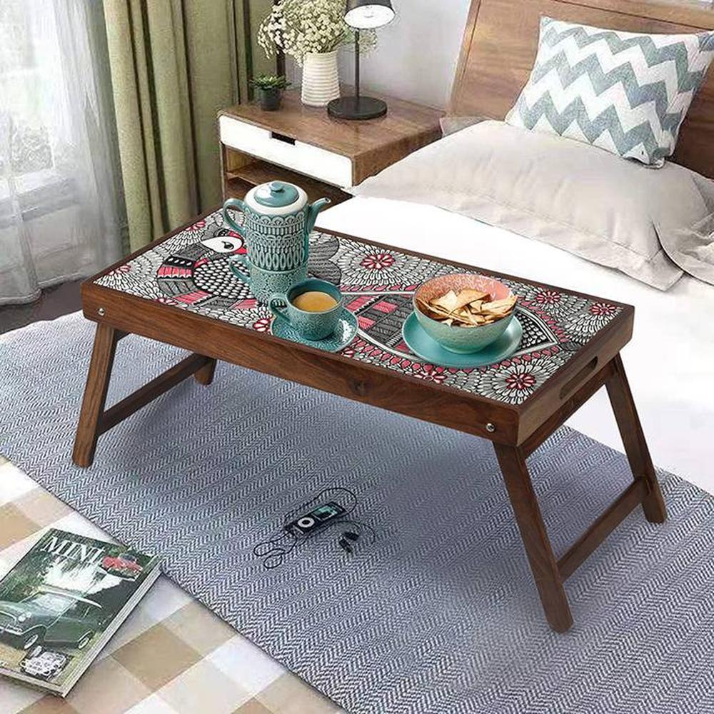 Peacock Doodle   and Serving Tray  Multicolour