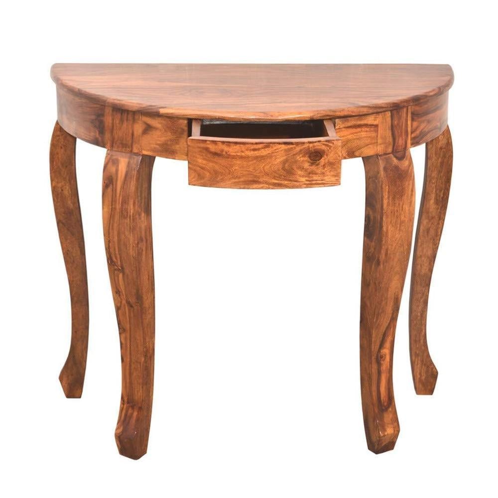 Shell Solid Wood Console Table