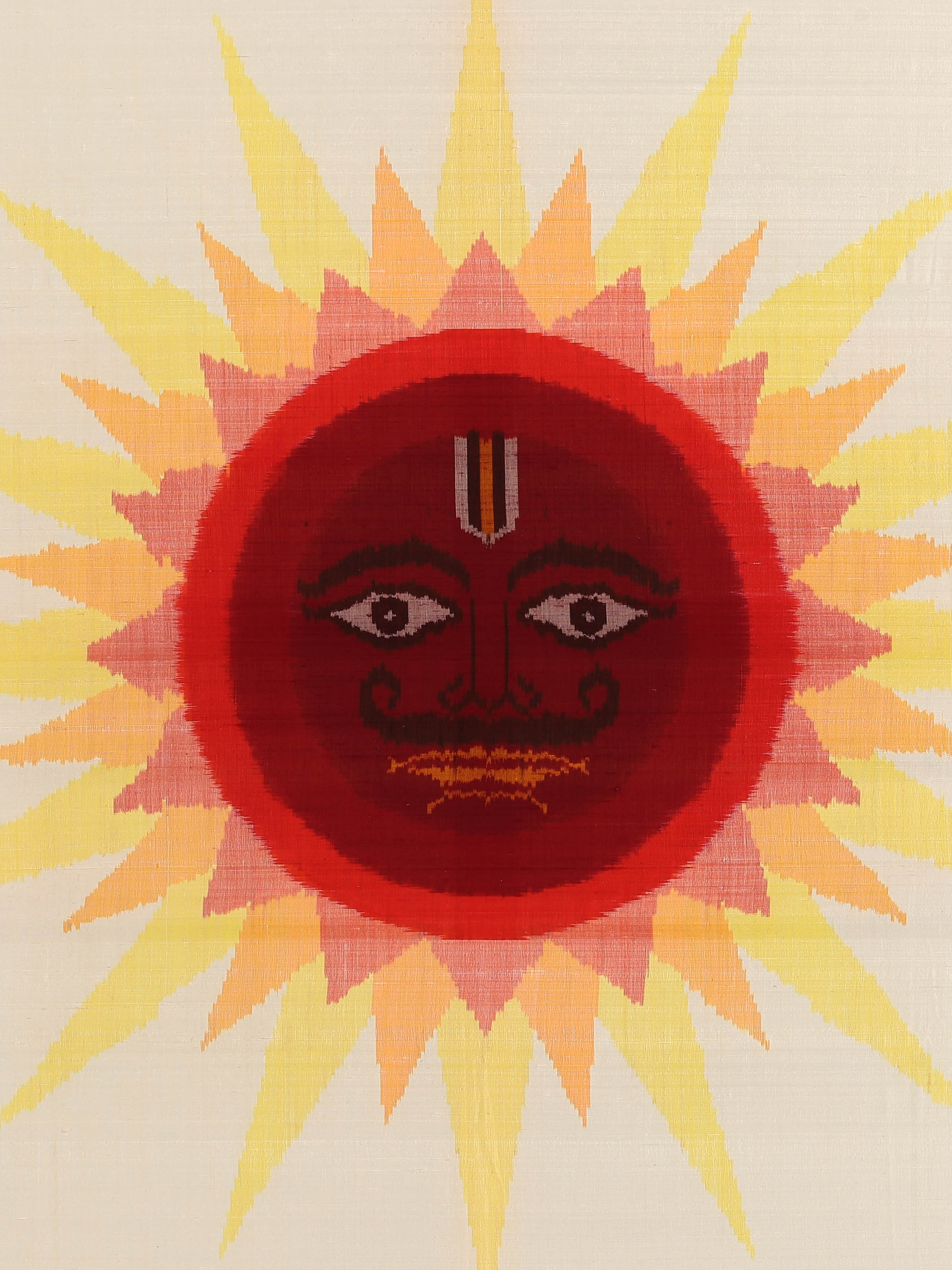 Ikat Sun Wall Hanging