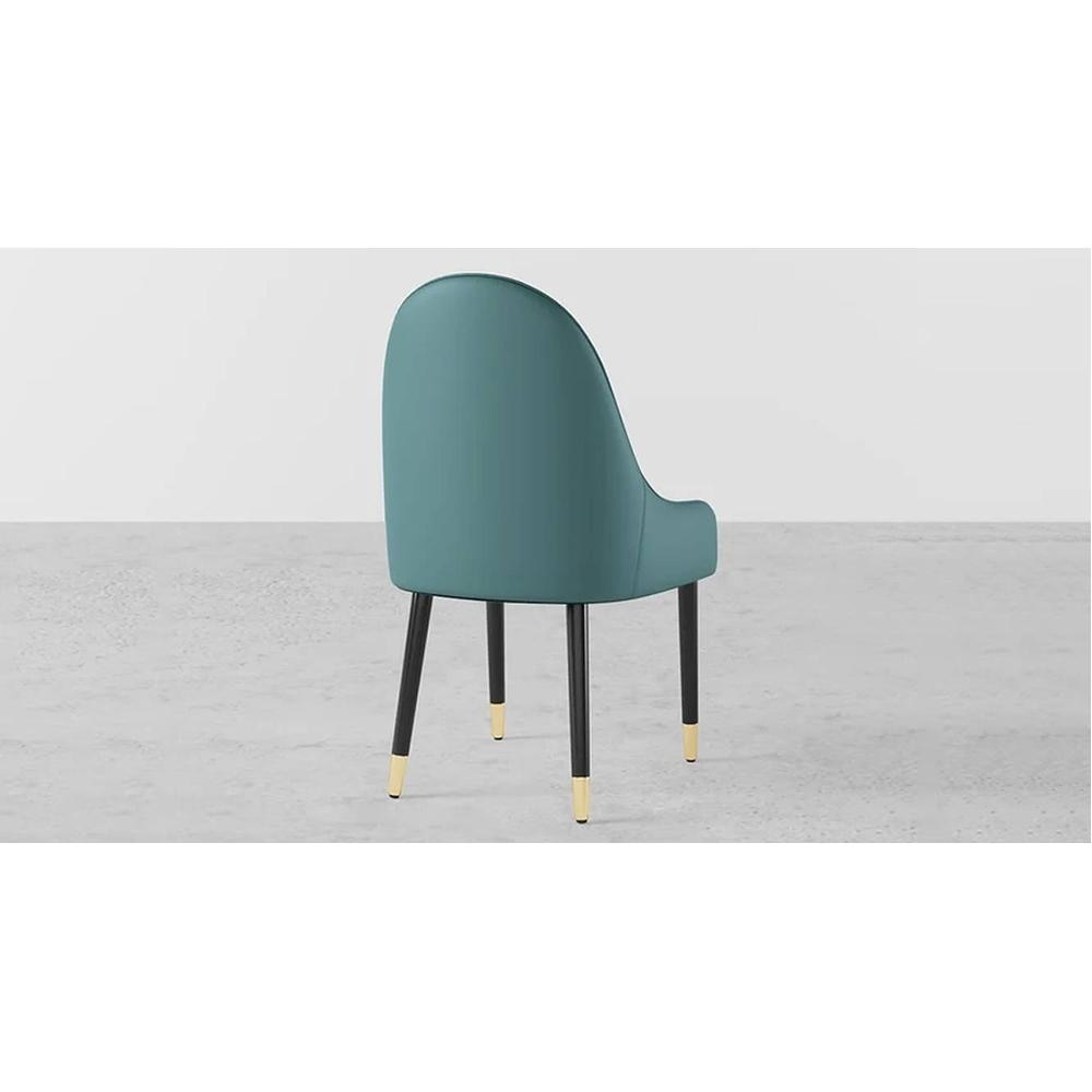 Lili Accent Chair in Cream & Blue Colour