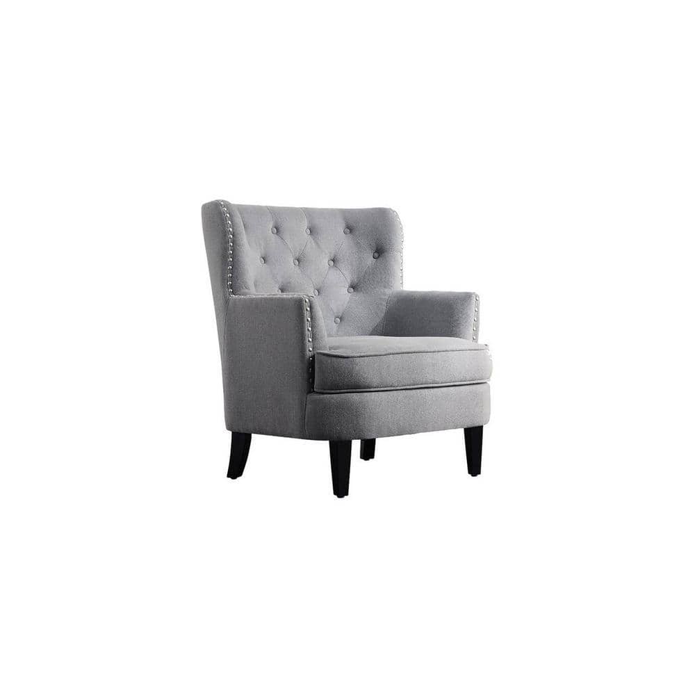 Brogen Accent Chair in Grey Colour