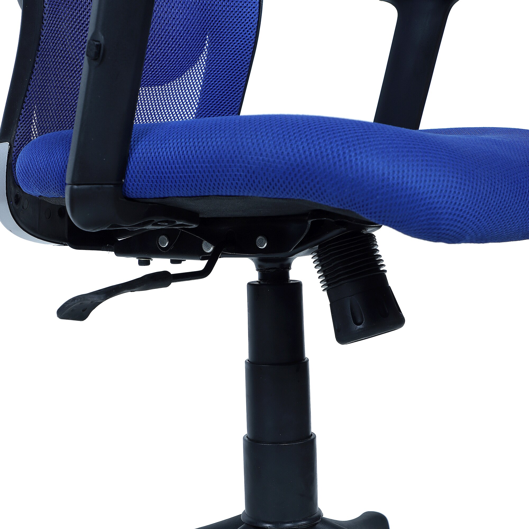 Peacifice Mid Back Ergonomic Chair in Blue Colour