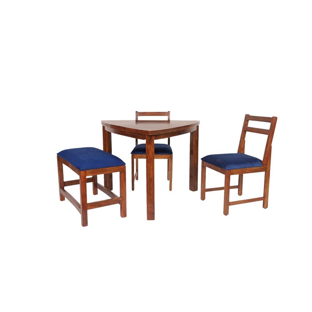plam solid wood  4 seater Dining table in  Provincial Teak