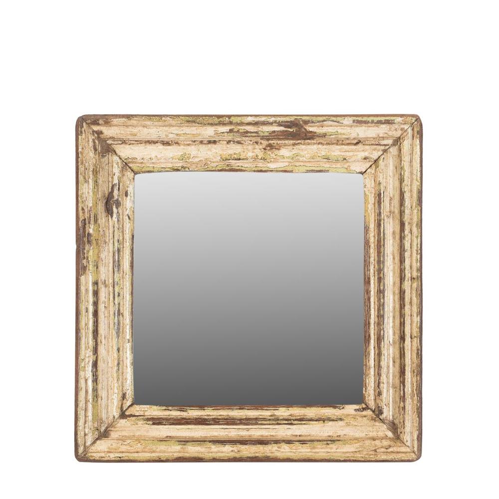 Glykeria vintage wall mirror 9inx3inx11in - Artisans Rose