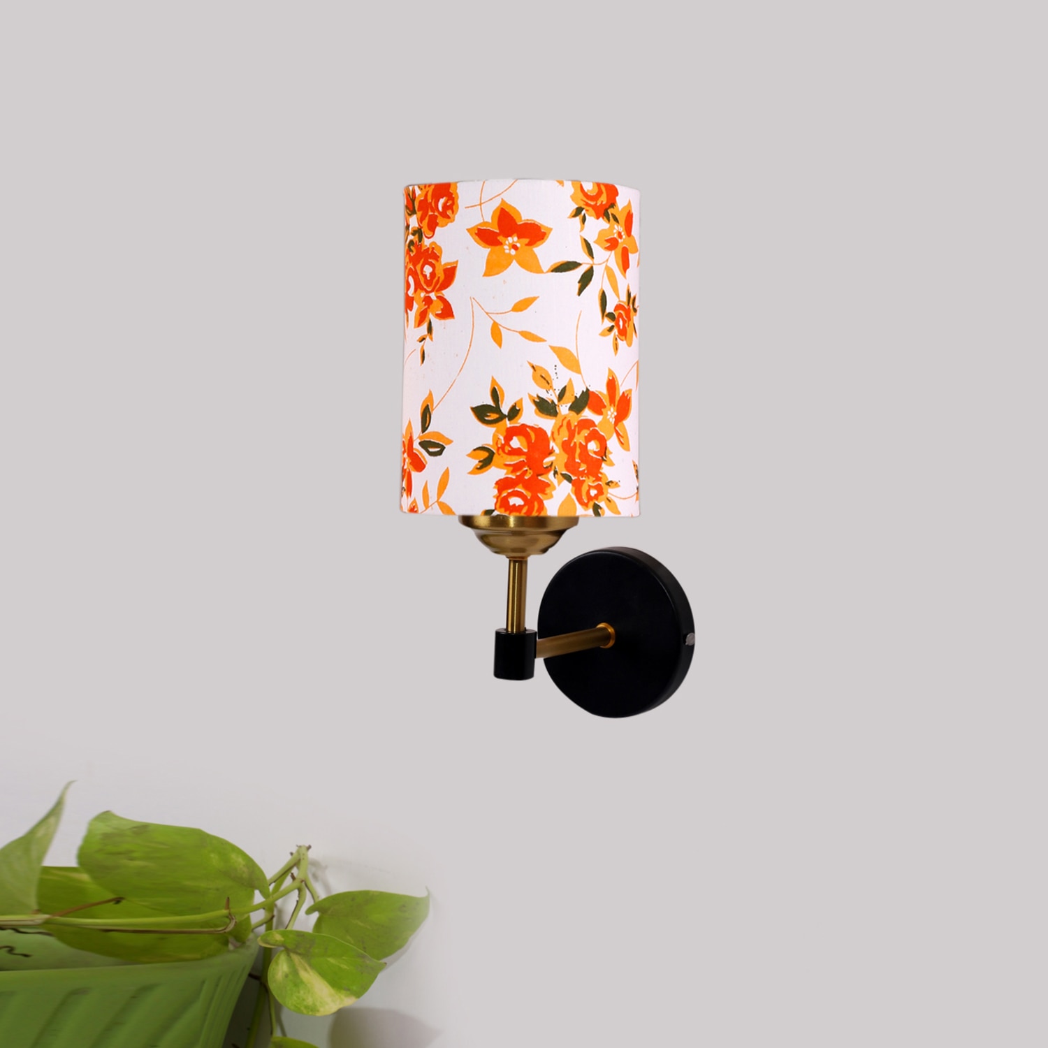 Devansh Metal Electric Wall Light in Black Colour with Multi Shade Count of 1 Light - Devansh