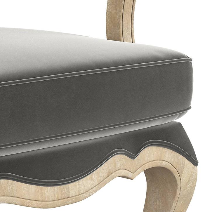 Helena 2 Seater Fabric Loveseat In Natural Colour