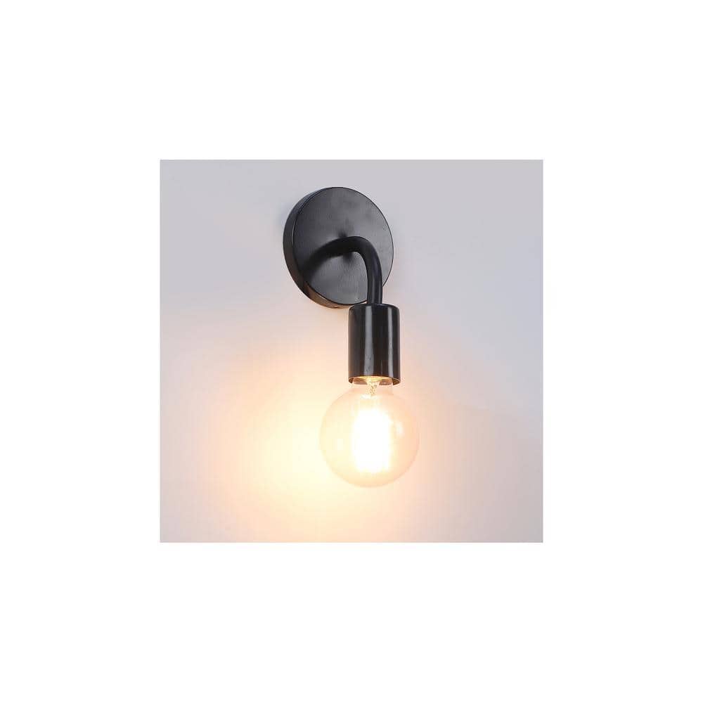Black Metal Wall Light