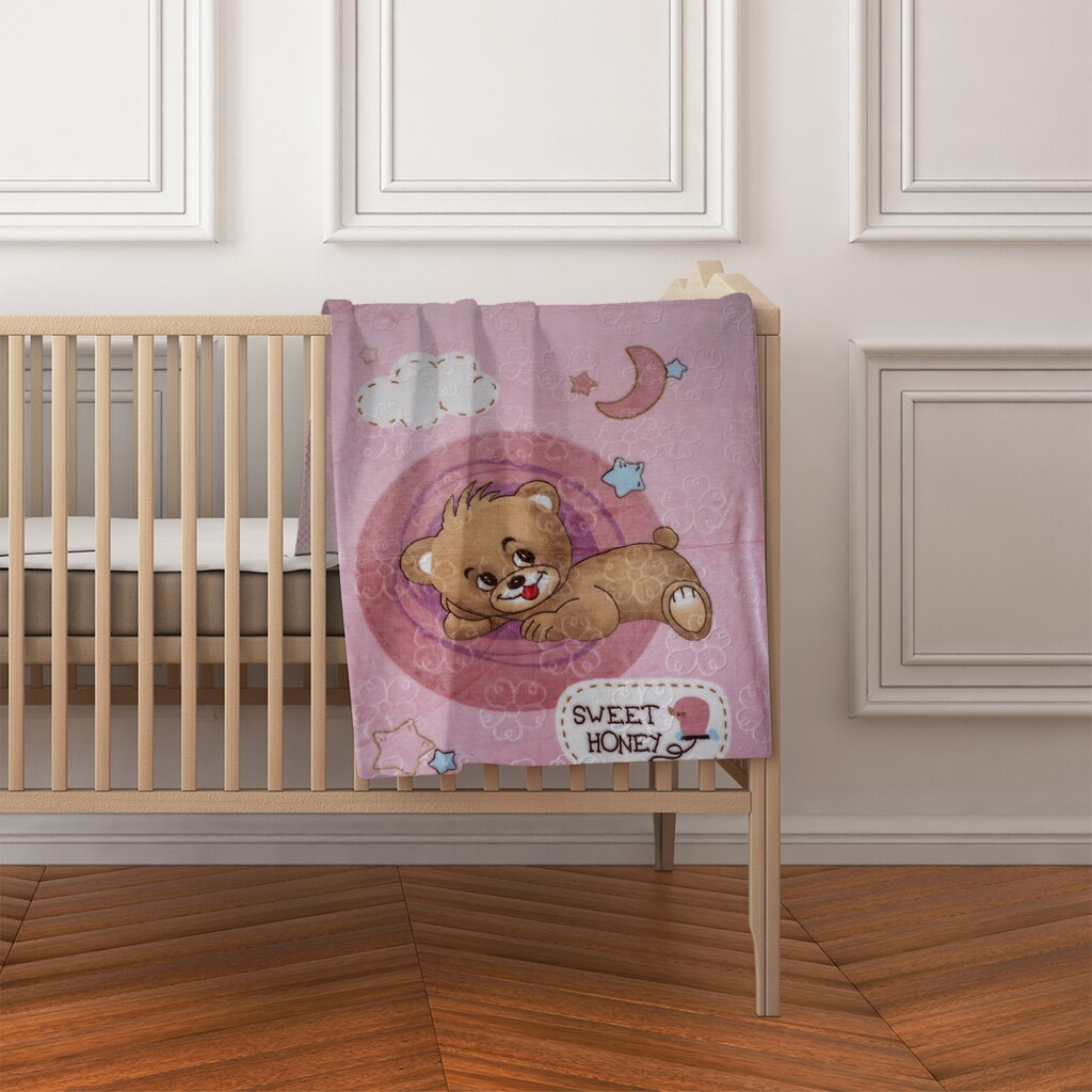 Threads Silky Touch Ultra Soft Babyhug Baby Mink Baby Blankets Boys & Girls 142 X 112 Cms