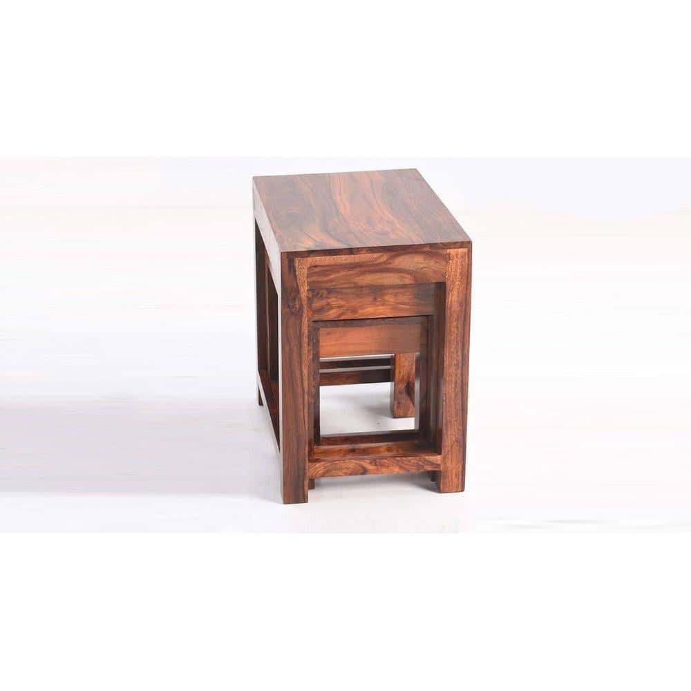 Okiruma Solid Wood Nested Tables - Set of 3