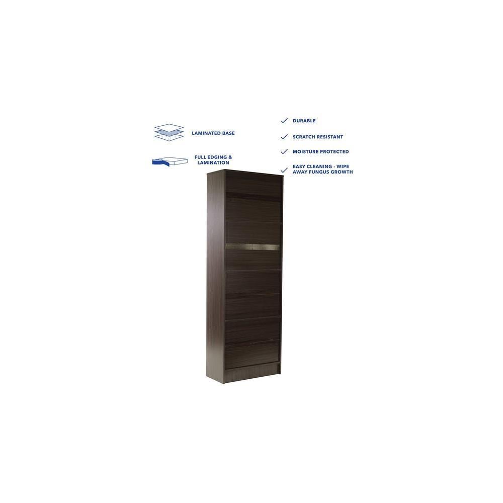 Hayao 4 Tier Book Shelf in Wenge Finish
