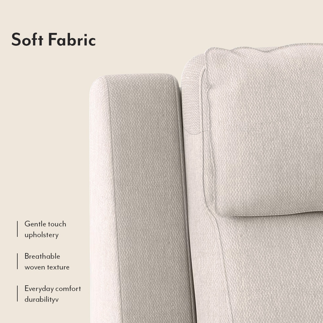 Emila Left Aligned Three Seater Sectional Recliner in Cream Colour