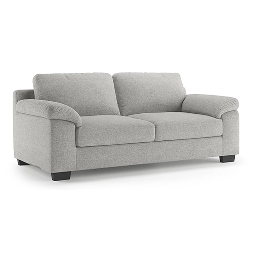 Esquel Essential 3 Seater Fabric Sofa in Vapour Grey Colour