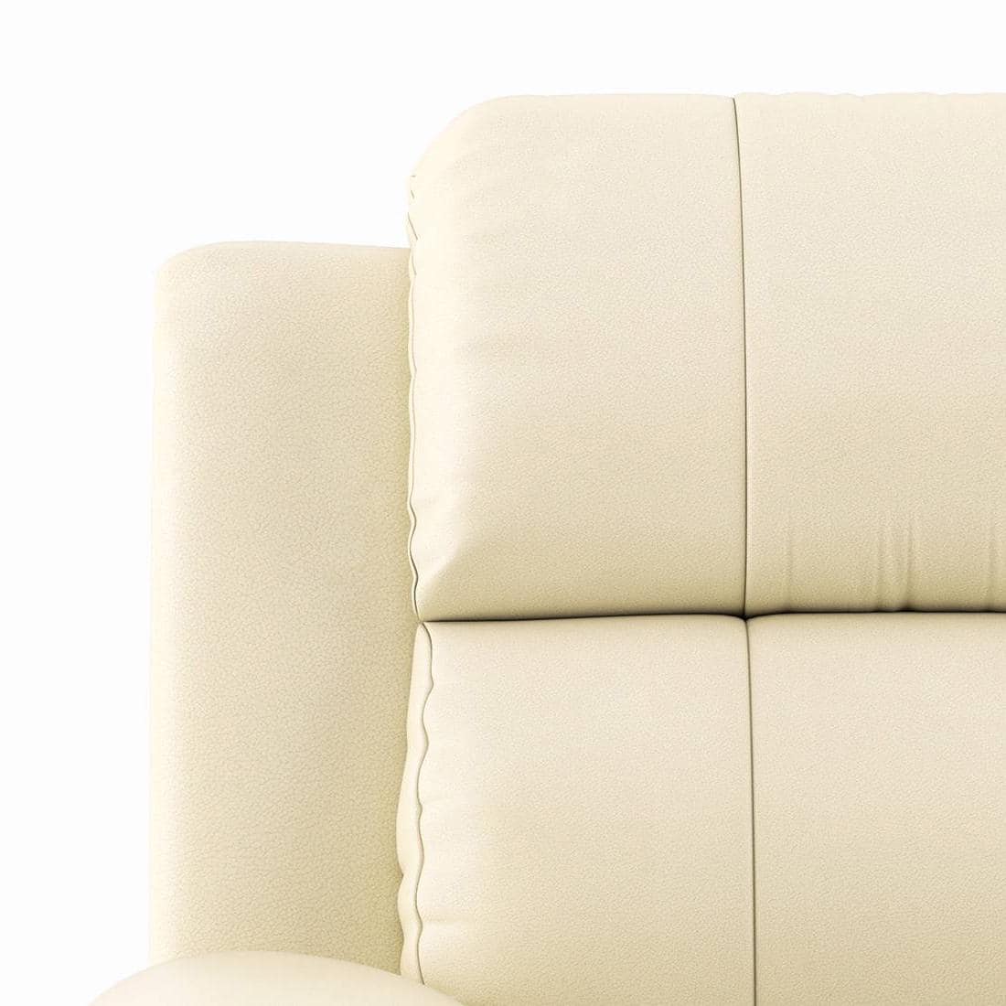 Griffin Single Seater Recliner Ancient Ivory Cream Leatherette