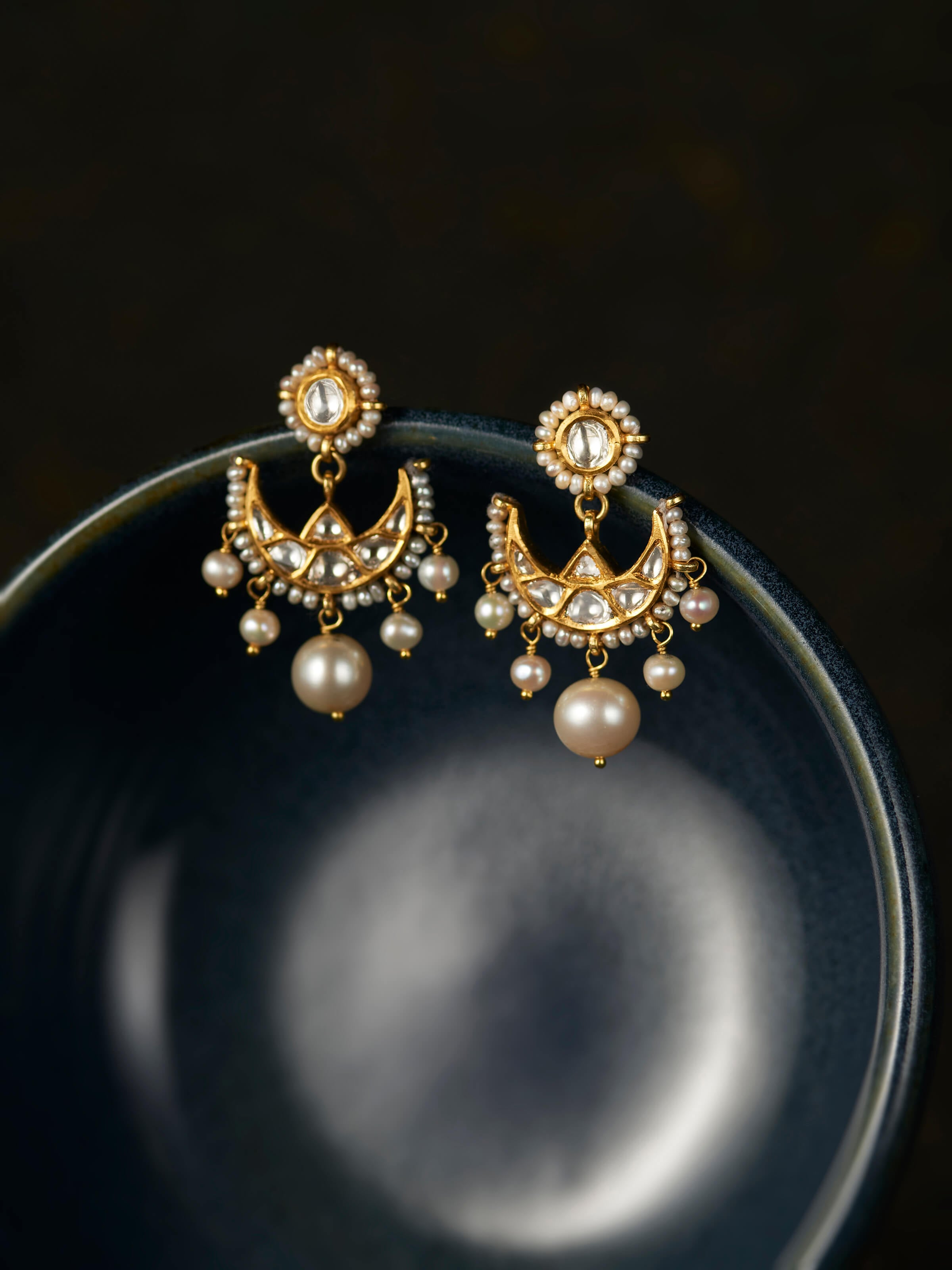 Jadau 18 Karat Gold Drops