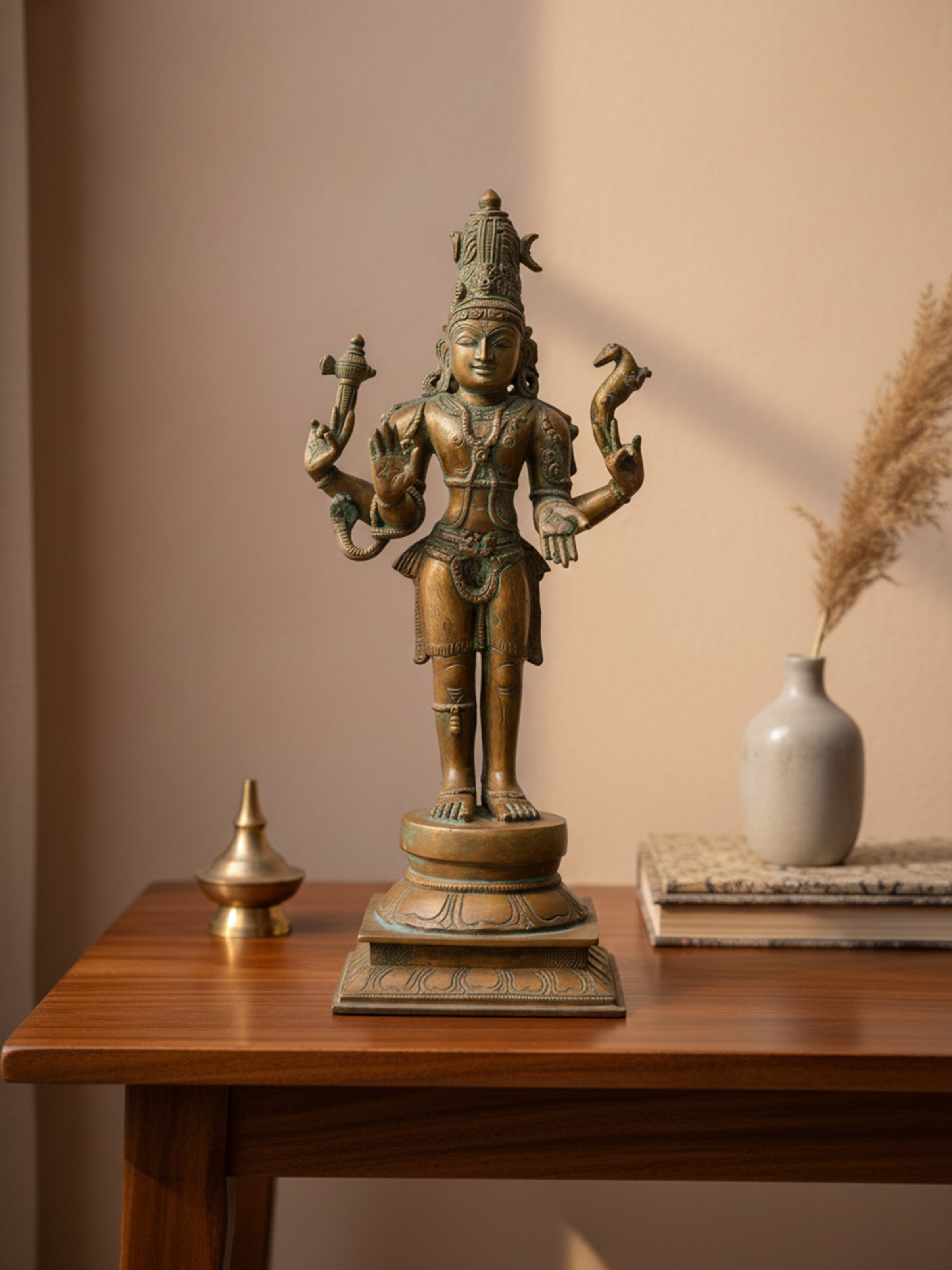 Bronze Cast Shiva Idol