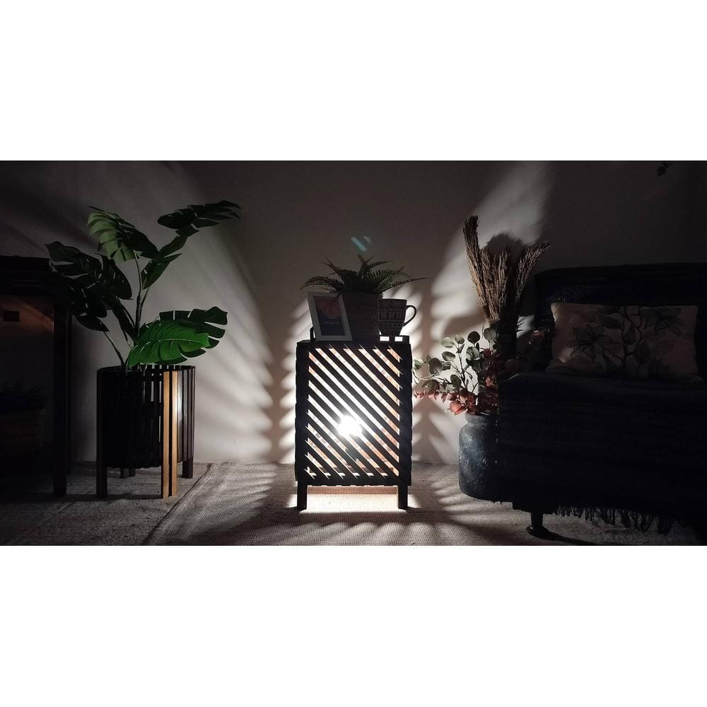 Serge Beige Jute Floor Lamp with Beige Jute Base