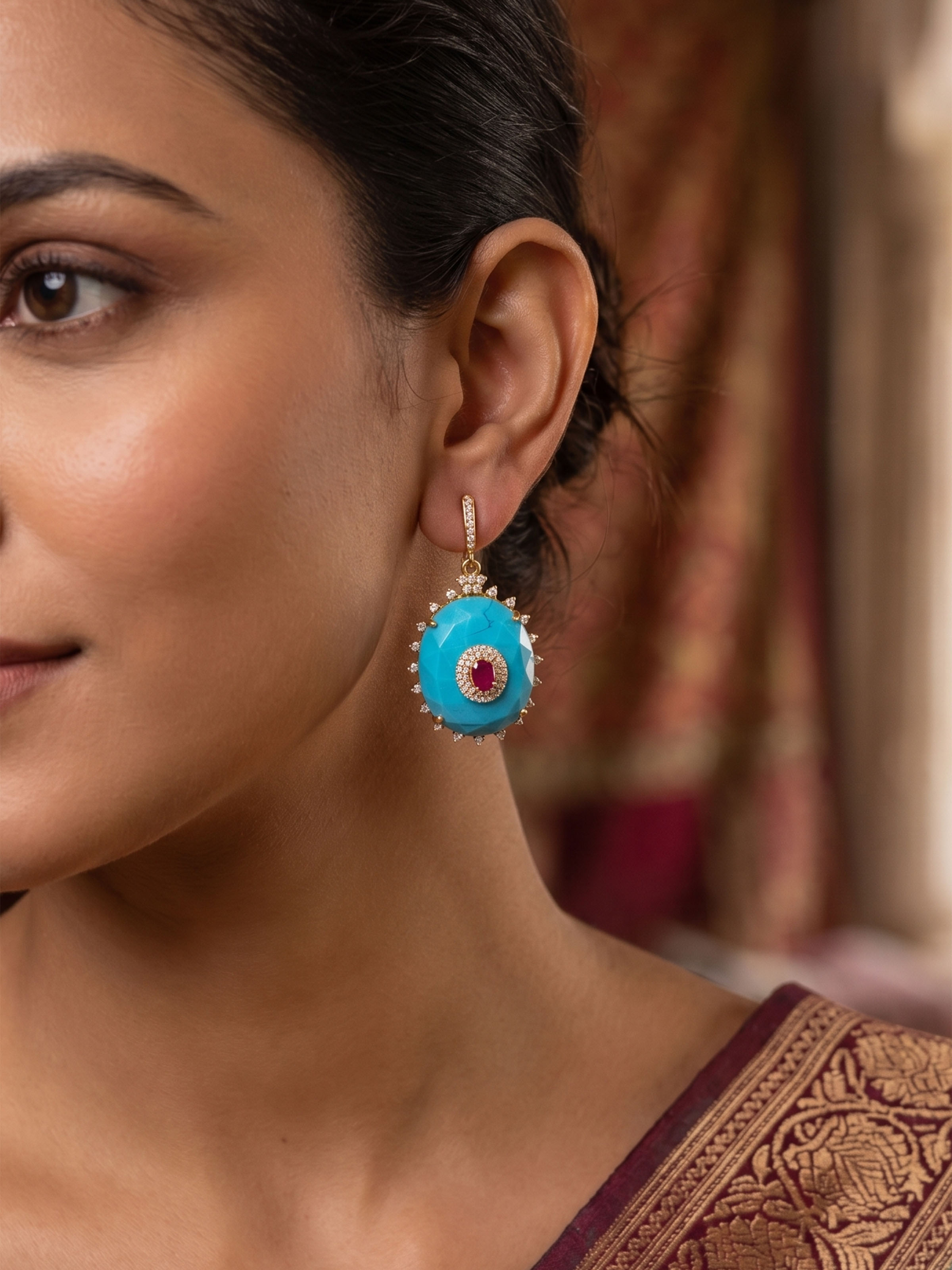 Silver Smithing Drop Earrings